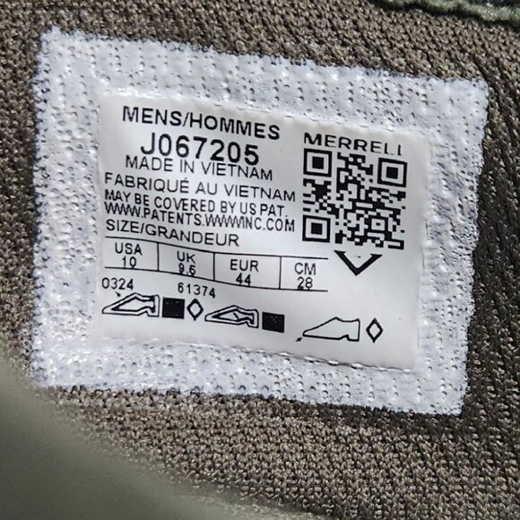 Merrell Vapor Glove 5 Men’s 10 Minimalist Running Shoes Vibram Green - Picture 4 of 9